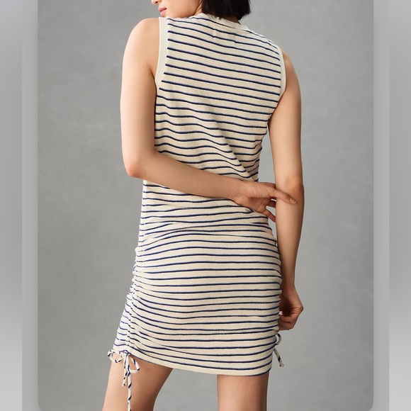 Anthropologie Sol Angeles Capri Ruched Dress - Picture 3 of 8